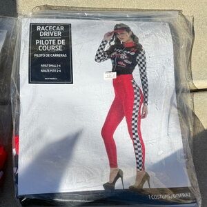 Racecar Driver Costume - Red and Black